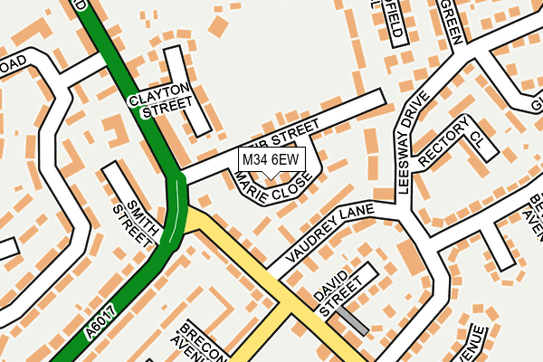 M34 6EW map - OS OpenMap – Local (Ordnance Survey) M34 6EW map - OS OpenMap – Local (Ordnance Survey)