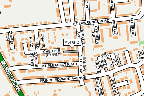 M34 6HQ map - OS OpenMap – Local (Ordnance Survey) M34 6HQ map - OS OpenMap – Local (Ordnance Survey)