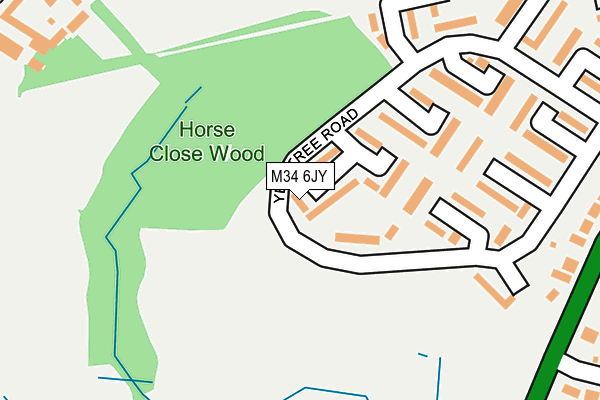 M34 6JY map - OS OpenMap – Local (Ordnance Survey) M34 6JY map - OS OpenMap – Local (Ordnance Survey)