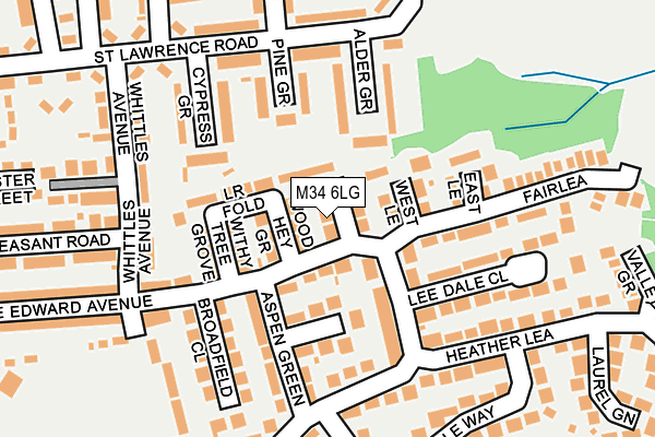 M34 6LG map - OS OpenMap – Local (Ordnance Survey) M34 6LG map - OS OpenMap – Local (Ordnance Survey)