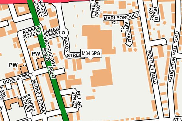 M34 6PG map - OS OpenMap – Local (Ordnance Survey) M34 6PG map - OS OpenMap – Local (Ordnance Survey)