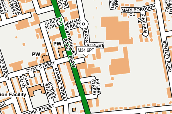 M34 6PT map - OS OpenMap – Local (Ordnance Survey) M34 6PT map - OS OpenMap – Local (Ordnance Survey)