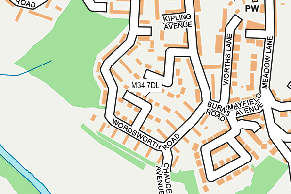 M34 7DL map - OS OpenMap – Local (Ordnance Survey) M34 7DL map - OS OpenMap – Local (Ordnance Survey)
