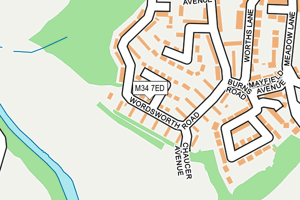 M34 7ED map - OS OpenMap – Local (Ordnance Survey) M34 7ED map - OS OpenMap – Local (Ordnance Survey)