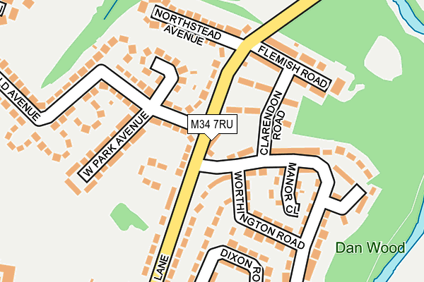 M34 7RU map - OS OpenMap – Local (Ordnance Survey) M34 7RU map - OS OpenMap – Local (Ordnance Survey)