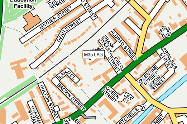 M35 0AG map - OS OpenMap – Local (Ordnance Survey) M35 0AG map - OS OpenMap – Local (Ordnance Survey)