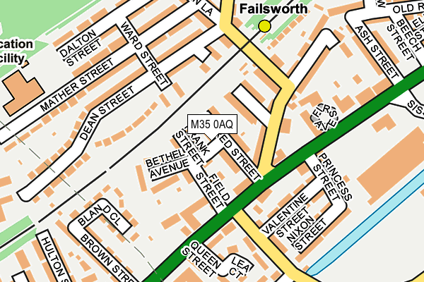 M35 0AQ map - OS OpenMap – Local (Ordnance Survey) M35 0AQ map - OS OpenMap – Local (Ordnance Survey)