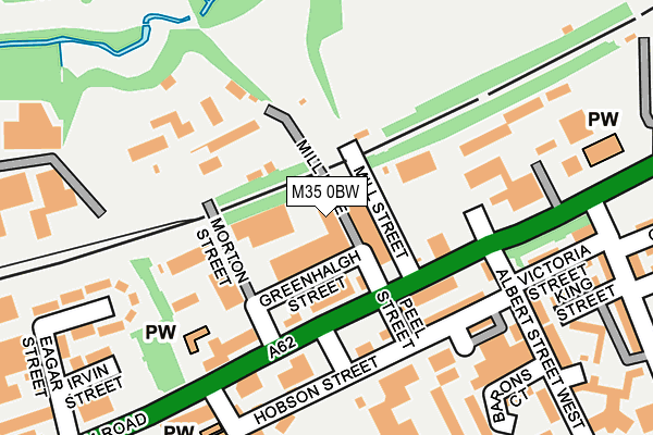 M35 0BW map - OS OpenMap – Local (Ordnance Survey) M35 0BW map - OS OpenMap – Local (Ordnance Survey)