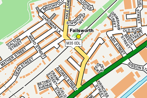 M35 0DL map - OS OpenMap – Local (Ordnance Survey) M35 0DL map - OS OpenMap – Local (Ordnance Survey)