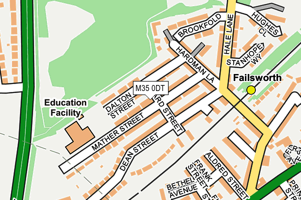 M35 0DT map - OS OpenMap – Local (Ordnance Survey) M35 0DT map - OS OpenMap – Local (Ordnance Survey)