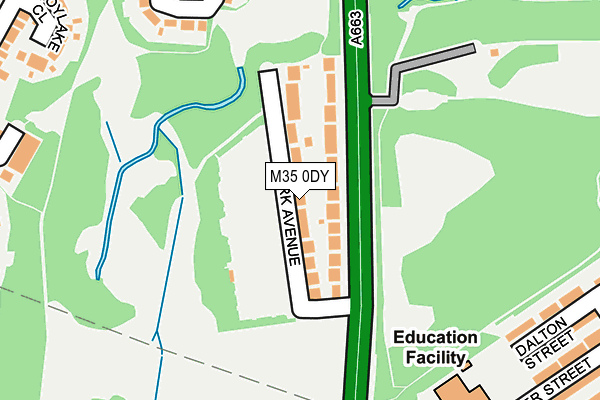M35 0DY map - OS OpenMap – Local (Ordnance Survey) M35 0DY map - OS OpenMap – Local (Ordnance Survey)