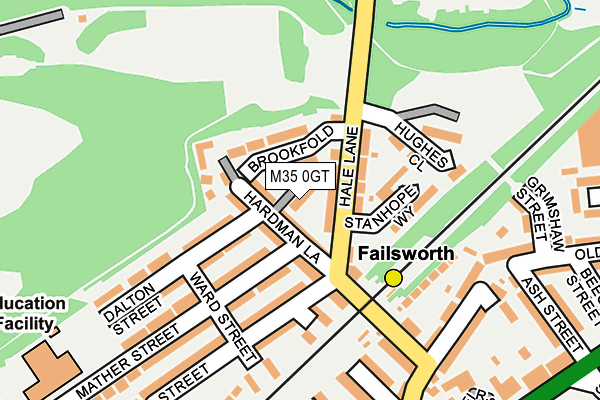 M35 0GT map - OS OpenMap – Local (Ordnance Survey) M35 0GT map - OS OpenMap – Local (Ordnance Survey)