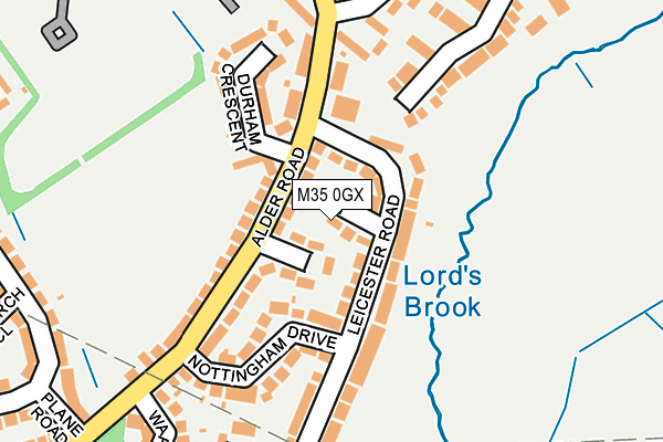 M35 0GX map - OS OpenMap – Local (Ordnance Survey) M35 0GX map - OS OpenMap – Local (Ordnance Survey)