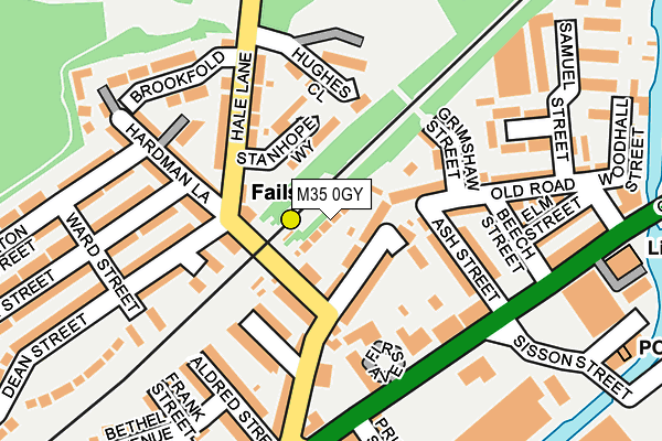 M35 0GY map - OS OpenMap – Local (Ordnance Survey) M35 0GY map - OS OpenMap – Local (Ordnance Survey)