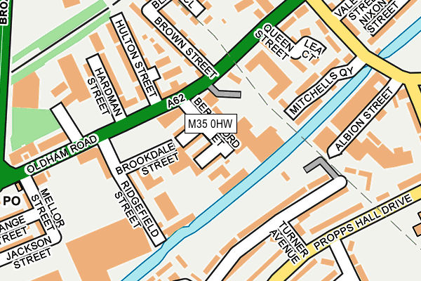 M35 0HW map - OS OpenMap – Local (Ordnance Survey) M35 0HW map - OS OpenMap – Local (Ordnance Survey)