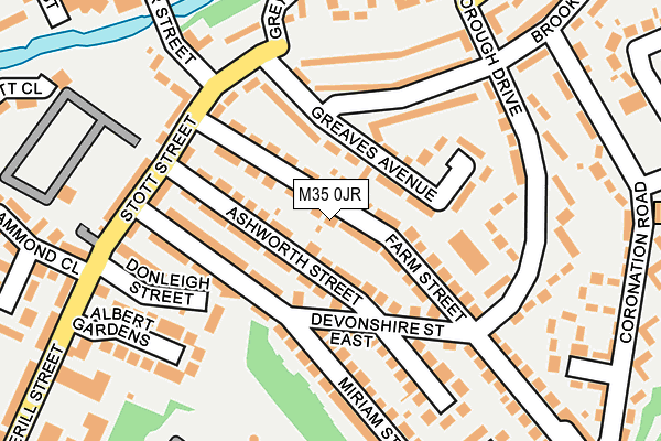 M35 0JR map - OS OpenMap – Local (Ordnance Survey) M35 0JR map - OS OpenMap – Local (Ordnance Survey)