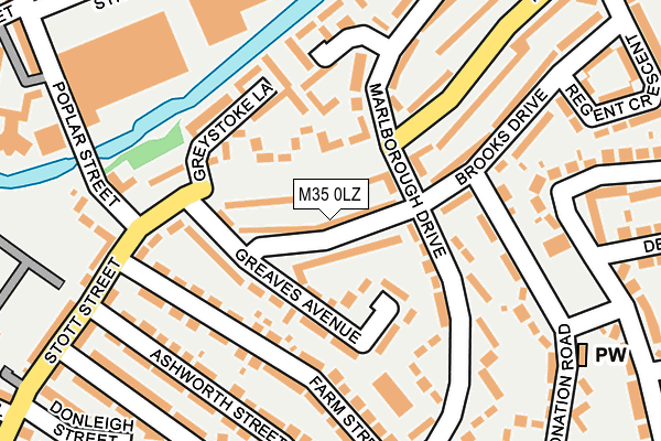 M35 0LZ map - OS OpenMap – Local (Ordnance Survey) M35 0LZ map - OS OpenMap – Local (Ordnance Survey)