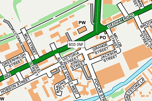 M35 0NF map - OS OpenMap – Local (Ordnance Survey) M35 0NF map - OS OpenMap – Local (Ordnance Survey)