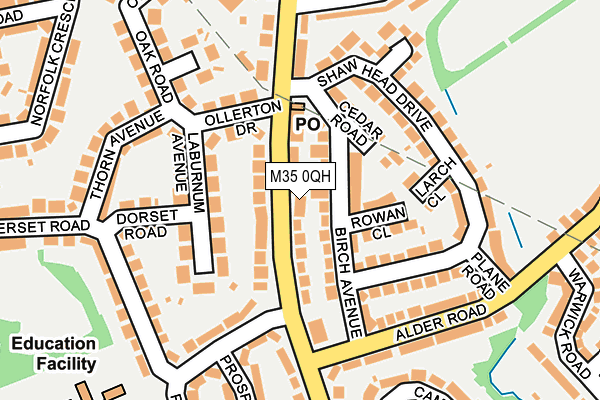 M35 0QH map - OS OpenMap – Local (Ordnance Survey) M35 0QH map - OS OpenMap – Local (Ordnance Survey)