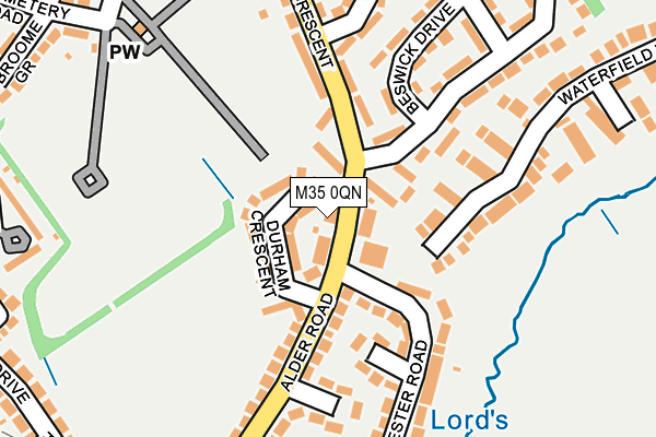 M35 0QN map - OS OpenMap – Local (Ordnance Survey) M35 0QN map - OS OpenMap – Local (Ordnance Survey)