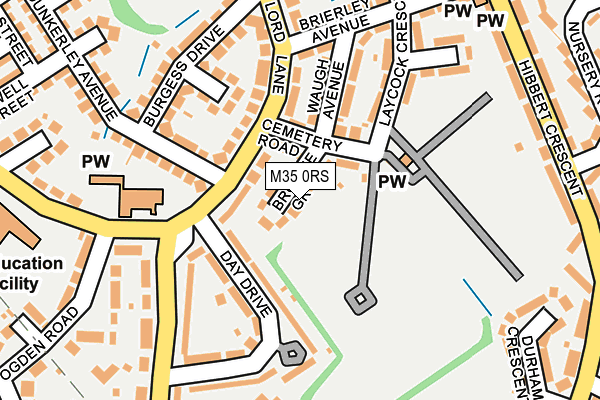 M35 0RS map - OS OpenMap – Local (Ordnance Survey) M35 0RS map - OS OpenMap – Local (Ordnance Survey)