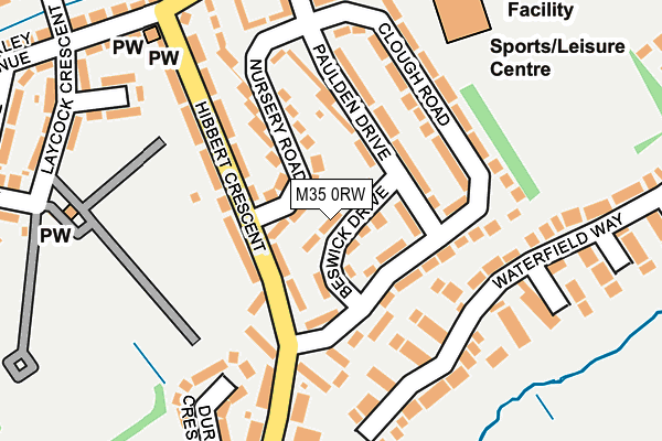 M35 0RW map - OS OpenMap – Local (Ordnance Survey) M35 0RW map - OS OpenMap – Local (Ordnance Survey)