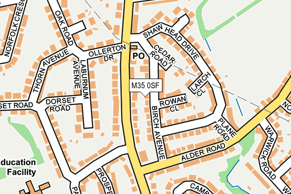 M35 0SF map - OS OpenMap – Local (Ordnance Survey) M35 0SF map - OS OpenMap – Local (Ordnance Survey)