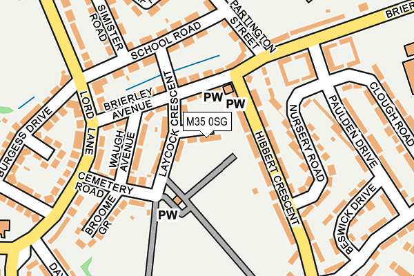 M35 0SG map - OS OpenMap – Local (Ordnance Survey) M35 0SG map - OS OpenMap – Local (Ordnance Survey)