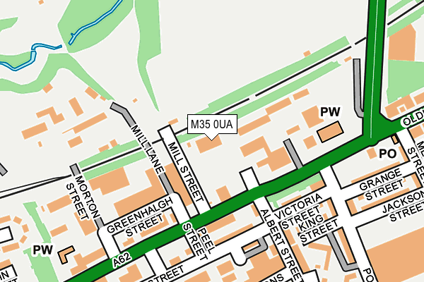 M35 0UA map - OS OpenMap – Local (Ordnance Survey) M35 0UA map - OS OpenMap – Local (Ordnance Survey)