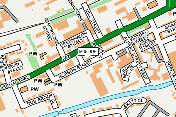 M35 0UE map - OS OpenMap – Local (Ordnance Survey) M35 0UE map - OS OpenMap – Local (Ordnance Survey)