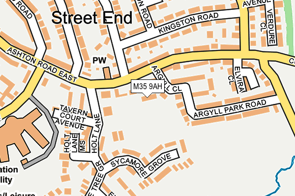 M35 9AH map - OS OpenMap – Local (Ordnance Survey) M35 9AH map - OS OpenMap – Local (Ordnance Survey)