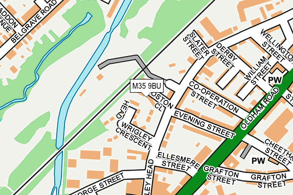 M35 9BU map - OS OpenMap – Local (Ordnance Survey) M35 9BU map - OS OpenMap – Local (Ordnance Survey)