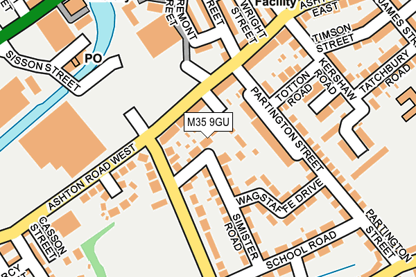 M35 9GU map - OS OpenMap – Local (Ordnance Survey) M35 9GU map - OS OpenMap – Local (Ordnance Survey)