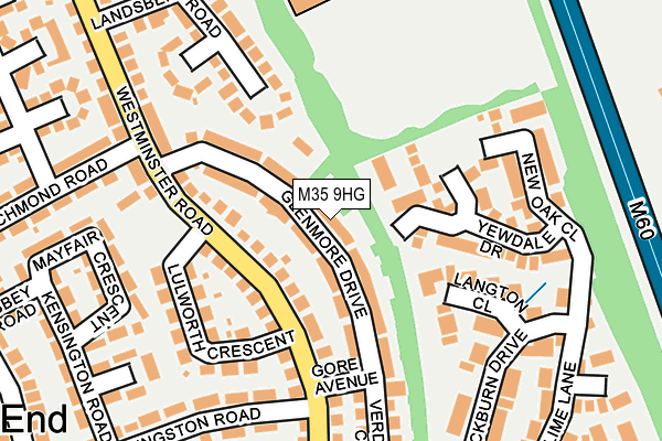 M35 9HG map - OS OpenMap – Local (Ordnance Survey) M35 9HG map - OS OpenMap – Local (Ordnance Survey)