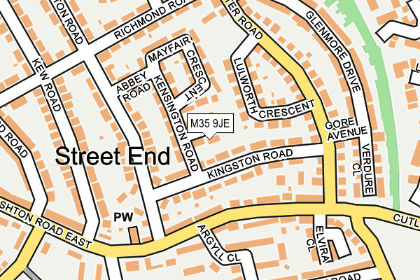 M35 9JE map - OS OpenMap – Local (Ordnance Survey) M35 9JE map - OS OpenMap – Local (Ordnance Survey)