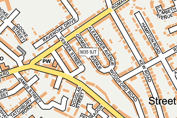 M35 9JT map - OS OpenMap – Local (Ordnance Survey) M35 9JT map - OS OpenMap – Local (Ordnance Survey)