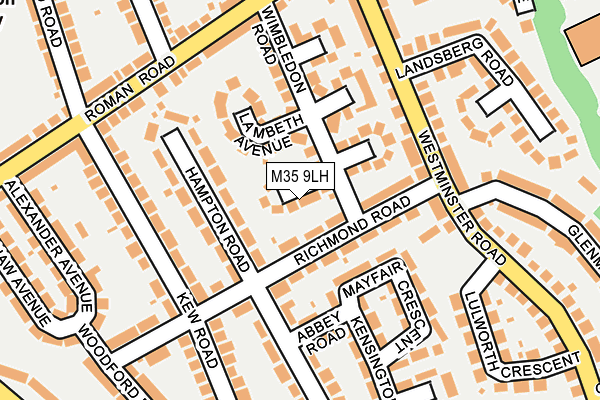 M35 9LH map - OS OpenMap – Local (Ordnance Survey) M35 9LH map - OS OpenMap – Local (Ordnance Survey)