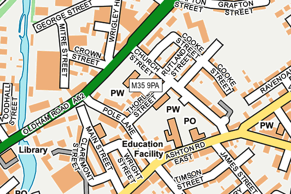 M35 9PA map - OS OpenMap – Local (Ordnance Survey) M35 9PA map - OS OpenMap – Local (Ordnance Survey)