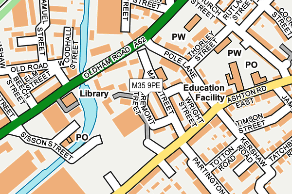 M35 9PE map - OS OpenMap – Local (Ordnance Survey) M35 9PE map - OS OpenMap – Local (Ordnance Survey)
