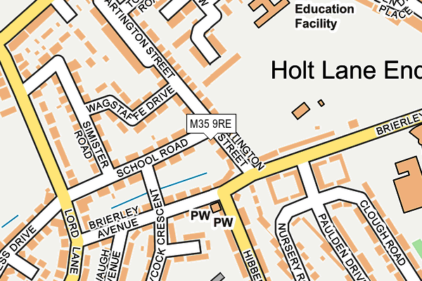 M35 9RE map - OS OpenMap – Local (Ordnance Survey) M35 9RE map - OS OpenMap – Local (Ordnance Survey)