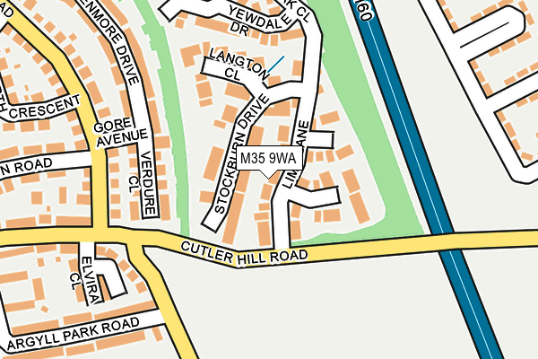 M35 9WA map - OS OpenMap – Local (Ordnance Survey) M35 9WA map - OS OpenMap – Local (Ordnance Survey)