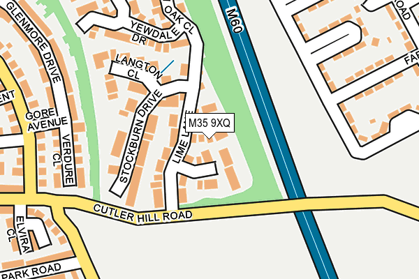 M35 9XQ map - OS OpenMap – Local (Ordnance Survey) M35 9XQ map - OS OpenMap – Local (Ordnance Survey)