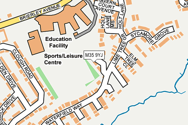 M35 9YJ map - OS OpenMap – Local (Ordnance Survey) M35 9YJ map - OS OpenMap – Local (Ordnance Survey)