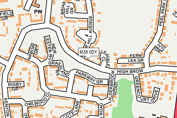 M38 0DY map - OS OpenMap – Local (Ordnance Survey) M38 0DY map - OS OpenMap – Local (Ordnance Survey)