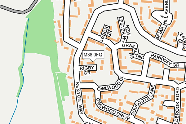 M38 0FQ map - OS OpenMap – Local (Ordnance Survey) M38 0FQ map - OS OpenMap – Local (Ordnance Survey)