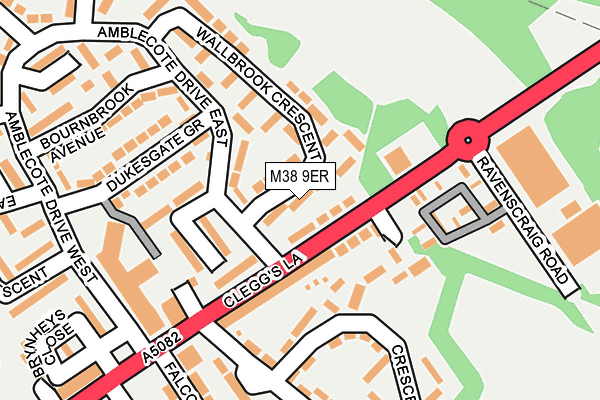 M38 9ER map - OS OpenMap – Local (Ordnance Survey) M38 9ER map - OS OpenMap – Local (Ordnance Survey)