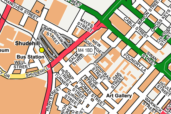 M4 1BD map - OS OpenMap – Local (Ordnance Survey) M4 1BD map - OS OpenMap – Local (Ordnance Survey)