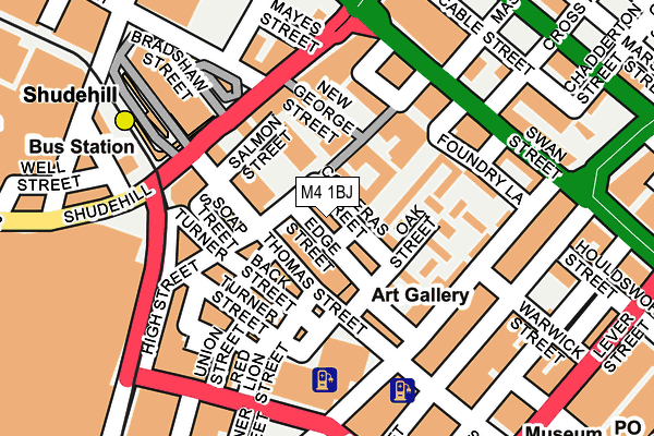 M4 1BJ map - OS OpenMap – Local (Ordnance Survey) M4 1BJ map - OS OpenMap – Local (Ordnance Survey)