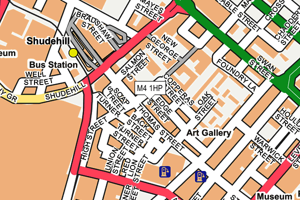 M4 1HP map - OS OpenMap – Local (Ordnance Survey) M4 1HP map - OS OpenMap – Local (Ordnance Survey)