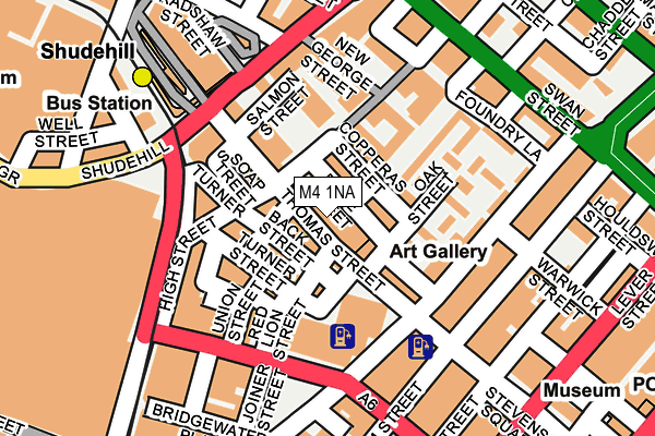 M4 1NA map - OS OpenMap – Local (Ordnance Survey) M4 1NA map - OS OpenMap – Local (Ordnance Survey)